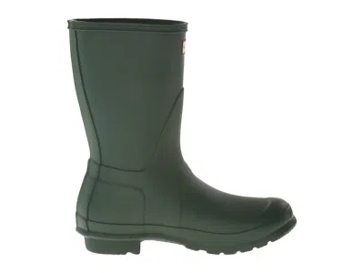 Hunter Original Short Waterproof Rain Boot In Green