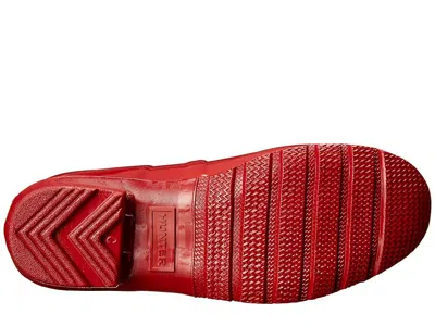 Hunter Original Short Gloss Rain Boot In Red