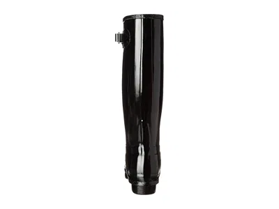 Hunter Original Tall Gloss Rain Boots In Black