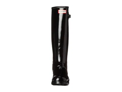 Hunter Original Tall Gloss Rain Boots In Black