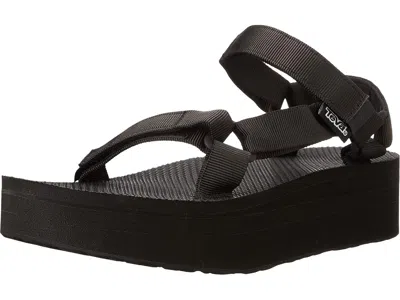 Teva Flatform Universal Platform Sandal In Black