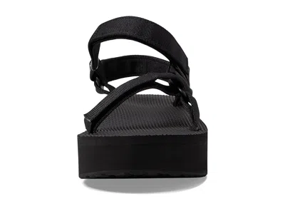 Teva Flatform Universal Platform Sandal In Black