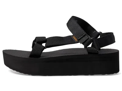 Teva Flatform Universal Platform Sandal In Black