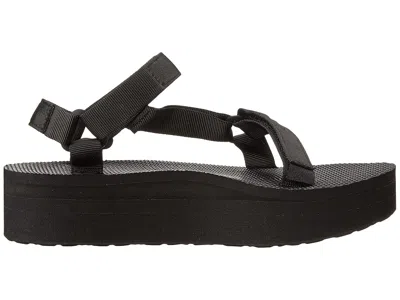 Teva Flatform Universal Platform Sandal In Black