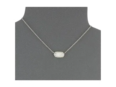 Kendra Scott Elisa Pendant In Silver