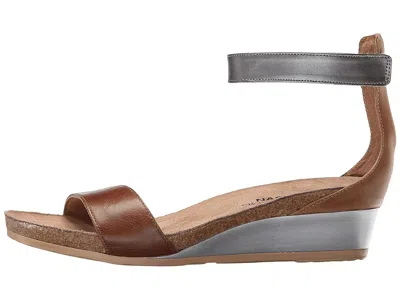 Naot Pixie Wedge Sandal In Brown