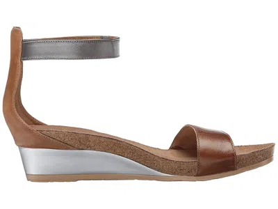 Naot Pixie Wedge Sandal In Brown
