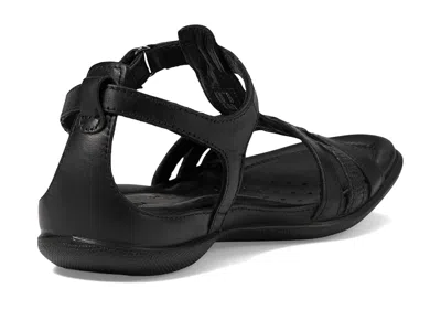 Ecco Flash T-strap Sandal In Black