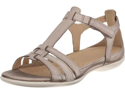Ecco Flash T-strap Sandal In Gold
