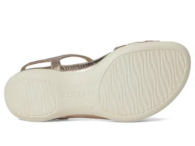 Ecco Flash T-strap Sandal In Gold