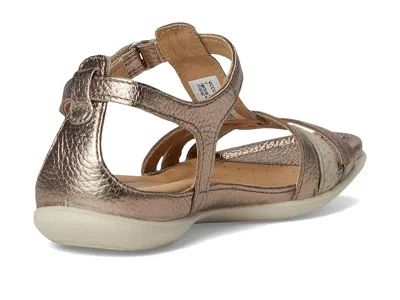 Ecco Flash T-strap Sandal In Gold