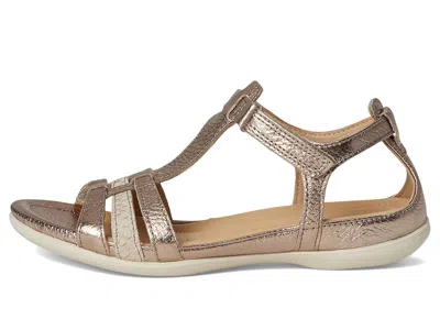 Ecco Flash T-strap Sandal In Gold