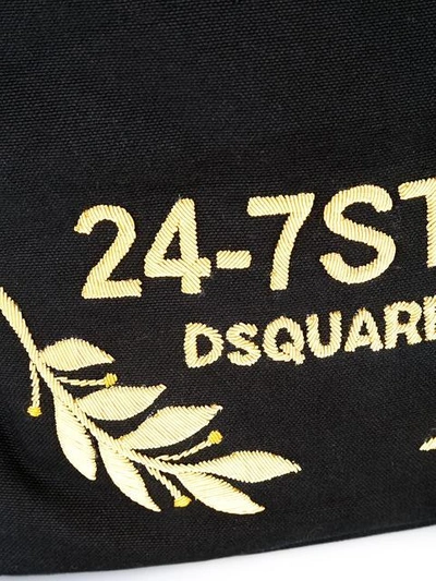 Shop Dsquared2 24-7 Star Logo Backpack In Black