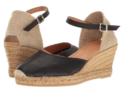 Toni Pons Lloret-5 Espadrille Wedge Sandal In Black