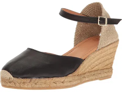 Toni Pons Lloret-5 Espadrille Wedge Sandal In Black