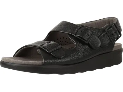 Sas Relaxed Slingback Sandal In Black