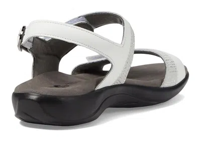 Sas Nudu Adjustable Comfort Sandal In White