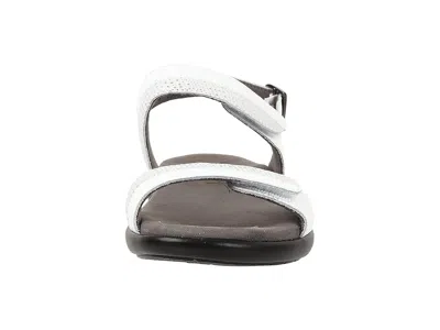 Sas Nudu Adjustable Comfort Sandal In White