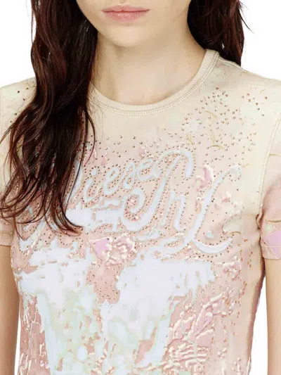 Diesel T-shirt In Pink