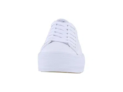 Keds Women Triple Kick Leather Sneakers In White In Multi
