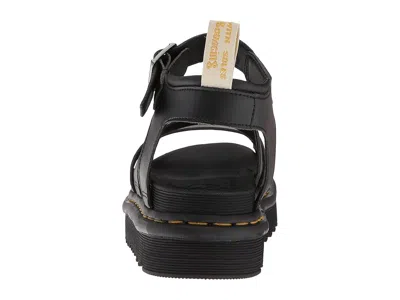 Dr. Martens Dr.martens Hydro Leather Blaire Sandals In Black