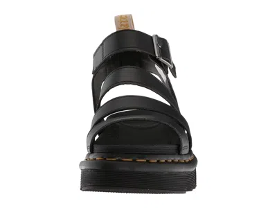 Dr. Martens Dr.martens Hydro Leather Blaire Sandals In Black