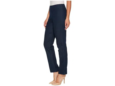 Krazy Larry Pull-on Denim Ankle Pants In Blue
