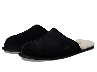 Ugg Scuff Suede Slippers In Black