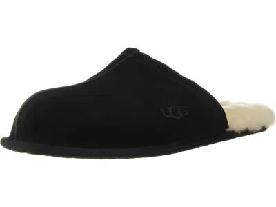 Ugg Scuff Suede Slippers In Black