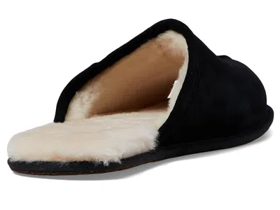 Ugg Scuff Suede Slippers In Black