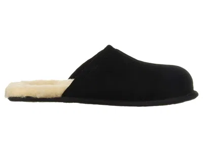 Ugg Scuff Suede Slippers In Black