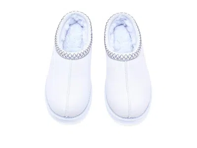 Ugg Kids' Tasman Ii Round Toe Slippers In White