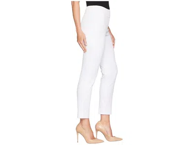 Krazy Larry Pull-on Denim Ankle Pants In White