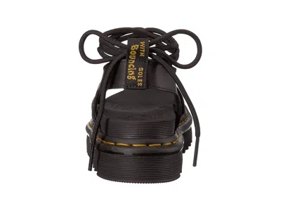 Dr. Martens Dr.martens Nartilla Hydro Leather Gladiator Sandals In Black