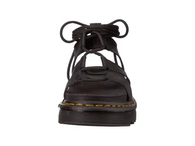 Dr. Martens Dr.martens Nartilla Hydro Leather Gladiator Sandals In Black