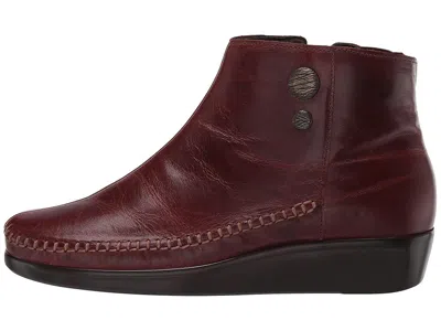 Sas Jade Side Zip Comfort Ankle Boots In Multi