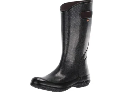 Bogs Glitter Waterproof Rain Boot In Black