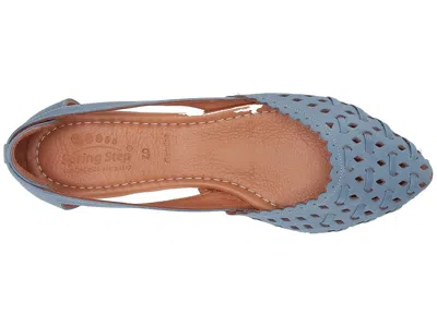 Spring Step Delorse Flat In Blue