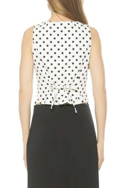 Alexia Admor Liliana Button Front Vest In Multi