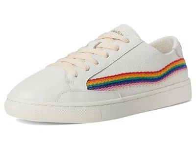 Soludos Rainbow Wave Sneaker In White