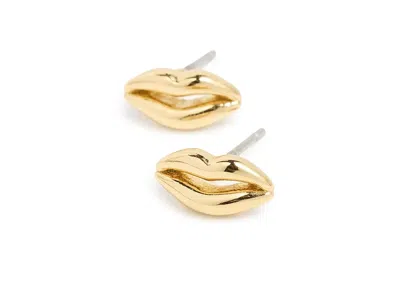 Kate Spade Lips Lip Studs In Gold