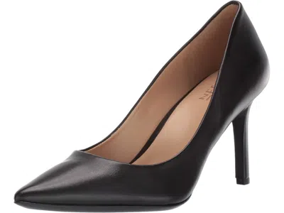 Naturalizer Faelyn Womens Cushioned Footbed Pointed Toe Pumps In Black