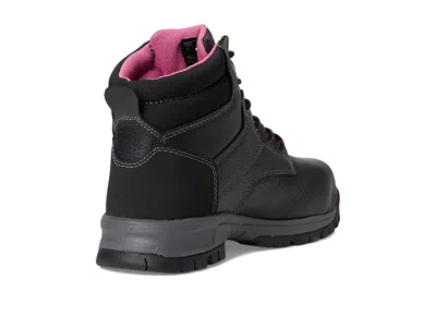 Wolverine Piper 6 Waterproof Composite Toe Workboot In Black