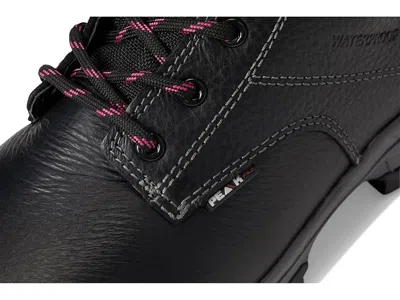 Wolverine Piper 6 Waterproof Composite Toe Workboot In Black