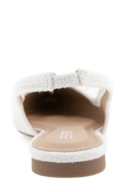 Esprit Petria Slingback Flat In White