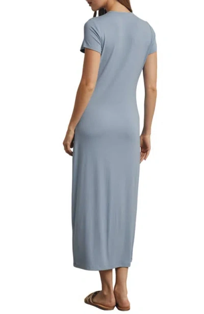 Wishlist Basic Maxi T-shirt Dress In Blue