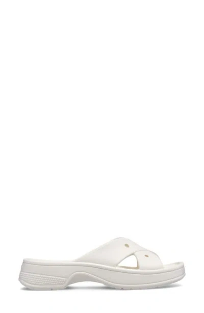 Crocs Cross Strap Slide Sandal In Multi