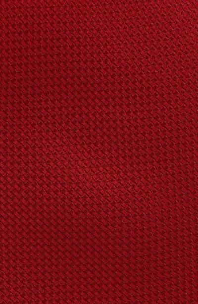 Ben Sherman Textured Solid Tie In Red