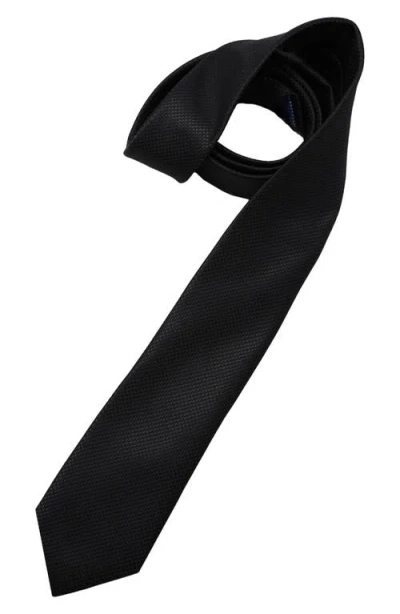 Ben Sherman Textured Solid Tie In Black
