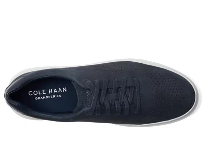 Cole Haan Grandpro Rally Laser Cut Sneakers Navy Ink Nubuck In Blue